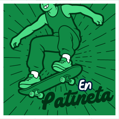 En Patineta